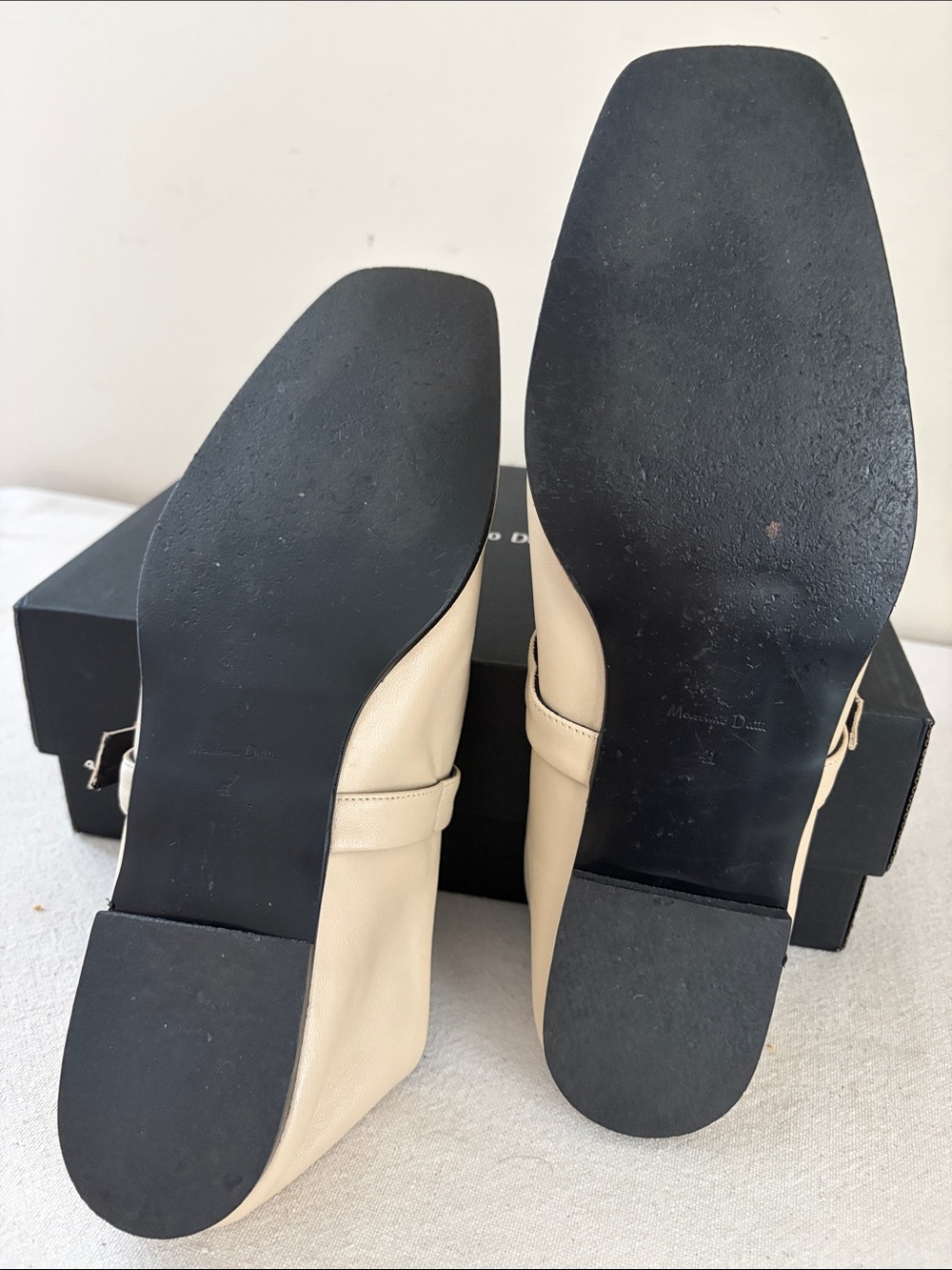 Massimo Dutti Leather Mary Jane flats Ballet Flats with Buckled Strap - Picture 12 of 16